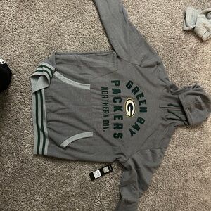 Green Bay Packers Gray Hoodie